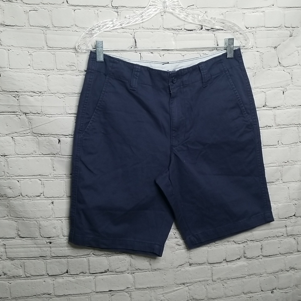 Old Navy Lived-in Straight Navy mens Shorts Size 29 100% Cotton EUC